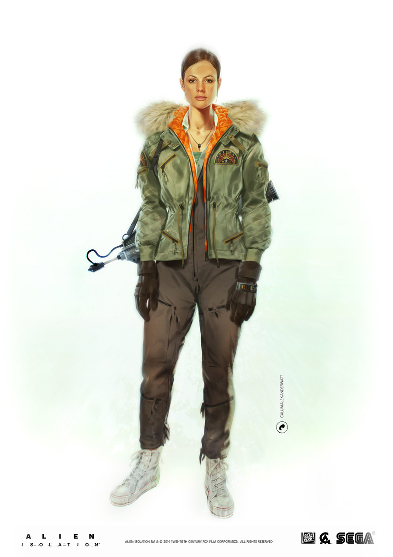 Illustration for article titled Alien: Isolation's Character Art Is Just The Best